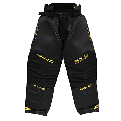 Unihoc Goalie Pants Alpha Evolab Black/gold