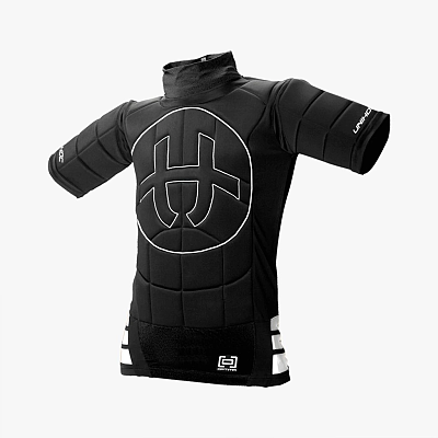 Unihoc Goalie T-shirt OPTIMA Shortsleeve Black-White