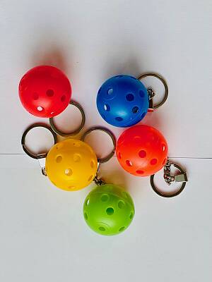 Piłka do unihokeja – brelok do kluczy