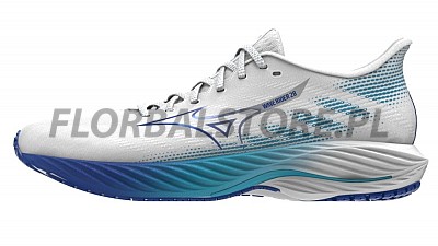 Mizuno Wave Rider 28 / White/Mugen Blue/River Blue