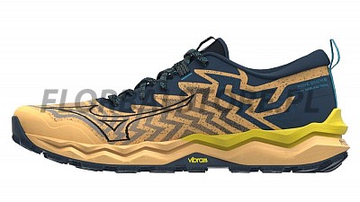 Mizuno Wave Daichi 8 / Flax/Black/Blue Wing Teal