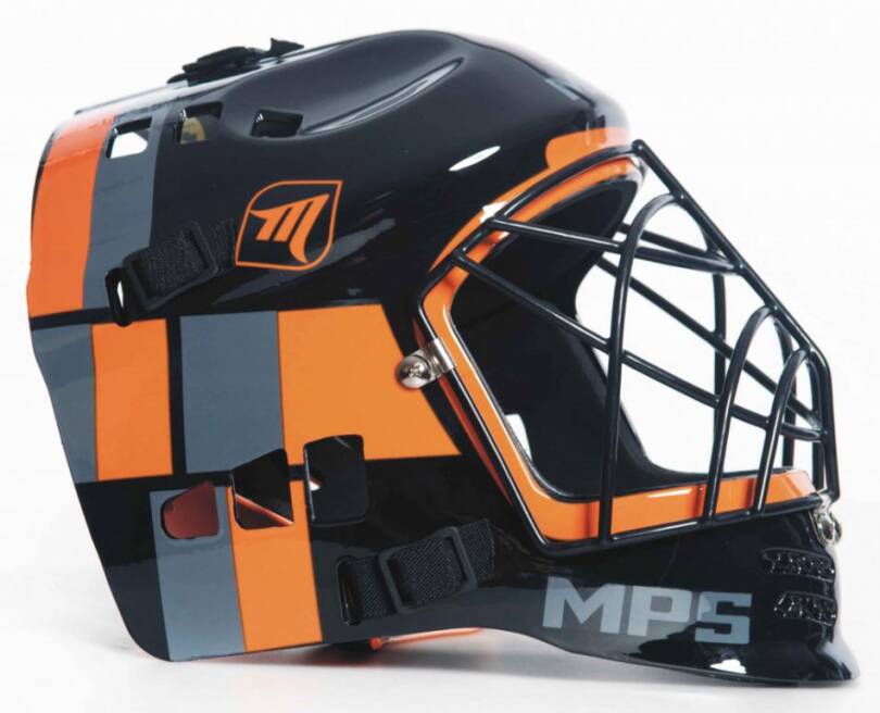 MPS kask PRO Black/Orange helmet