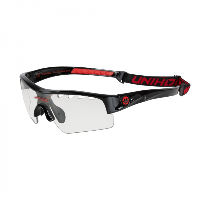 Unihoc okulary Victory kids black/red