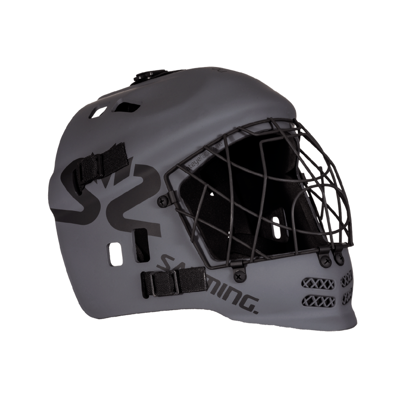 Salming Core Helmet JR Dark Grey maska bramkarza