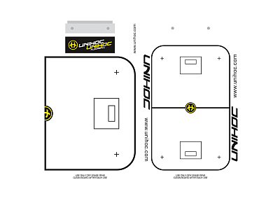 Unihoc Tactic Board 24x40 cm ze znacznikiem