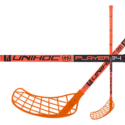 Unihoc Player 34 neon orange/black