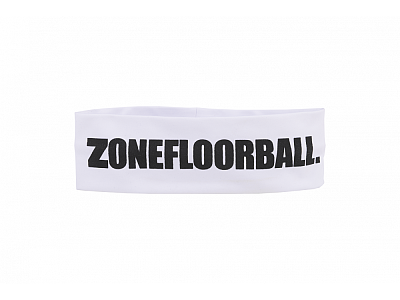 Zone opaska Logo Huge White Headband