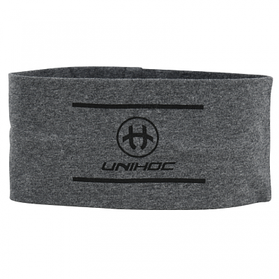 Unihoc Headband Allstar Wide Dark Grey opaska na głowę