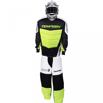 Tempish zestaw bramkarski Mohawk2 Activ JR Green + kask Hector Activ white