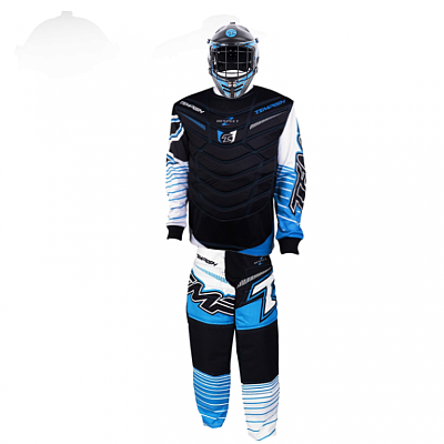 Tempish zestaw bramkarski Respect2 JR Blue + kask Hector Active blue