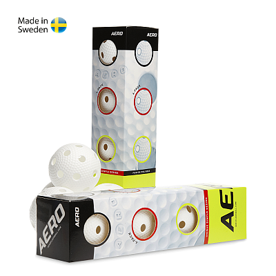 Salming piłeczki Aero Ball White 4-pack