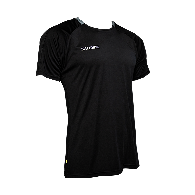 Salming koszula Core 22 Match Tee JR Black/Asphalt