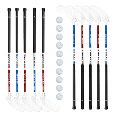 Set unihokejowy Freez Spike 32 round MB 85cm (10 kijów)