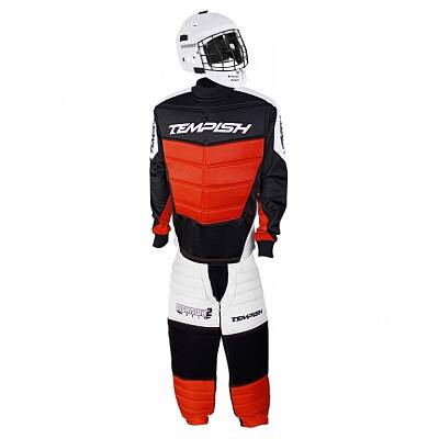 Tempish zestaw bramkarski Mohawk2 Activ Red SR + kask Hector basic white