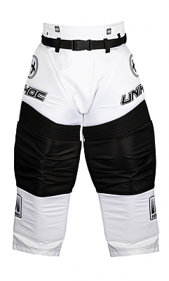 Unihoc Inferno All White JR Spodnie bramkarskie