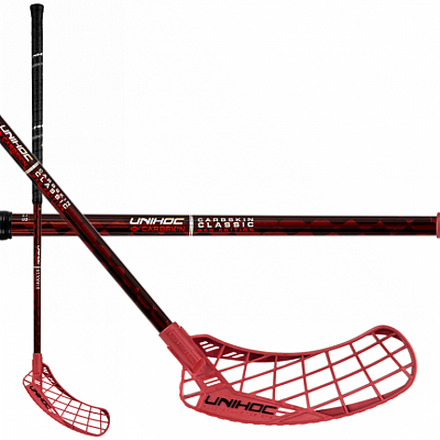 Unihoc Epic Carbskin Feather Light 29 Oval Radiant Red