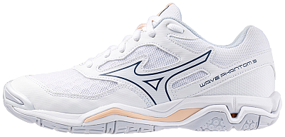 Mizuno Wave Phantom 3 / White/Navy Peony/Peach Parfait