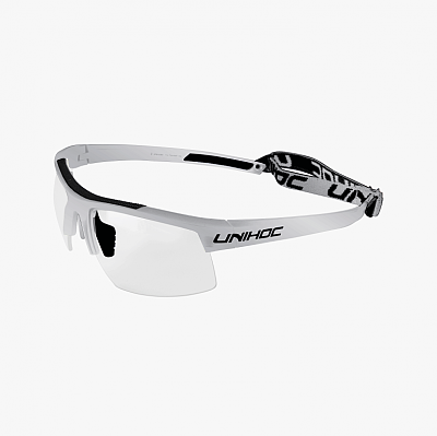 Unihoc okulary Energy kids crystal silver/black