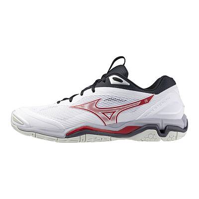 Mizuno Wave Stealth 6 / White/Salsa/Black