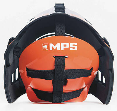 MPS kask PRO Black/Orange helmet