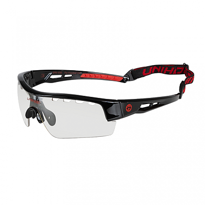 Unihoc okulary Victory Senior Eyewear black/red