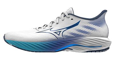 Mizuno Wave Rider 28 / White/Estate Blue/Mugen Blue