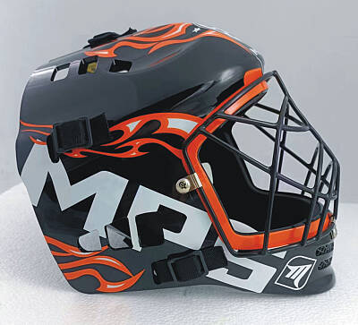 MPS kask Pro Flame - Black/Orange