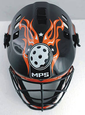 MPS kask Pro Flame - Black/Orange