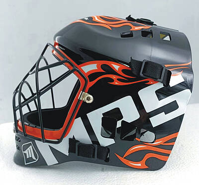 MPS kask Pro Flame - Black/Orange