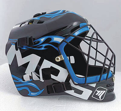 MPS kask Pro Flame - Black/Blue