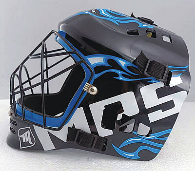 MPS kask Pro Flame - Black/Blue