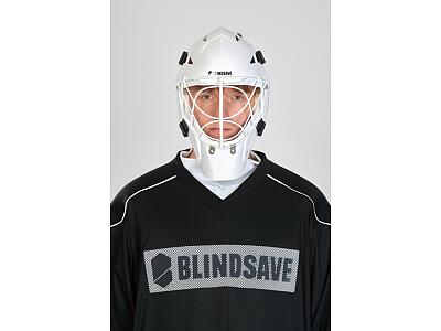 Blindsave Sharky Carbon White Goalie Mask